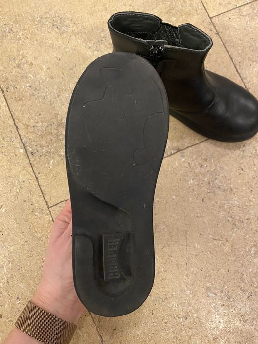 Ghete/cizme fete Campers de piele, mărime 29