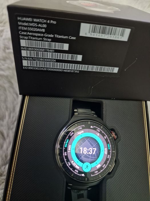 Huawei Watch 4 Pro Titanium 48 mm – Cutie + Accesorii