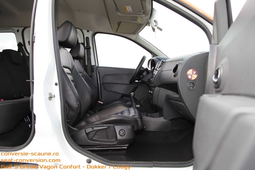Sistem adaptare scaune de VW Scirocco pe Lodgy Dokker