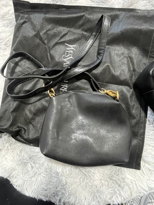 geanta dama catifea + piele