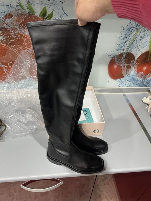 Кожени чизми Aquamarine