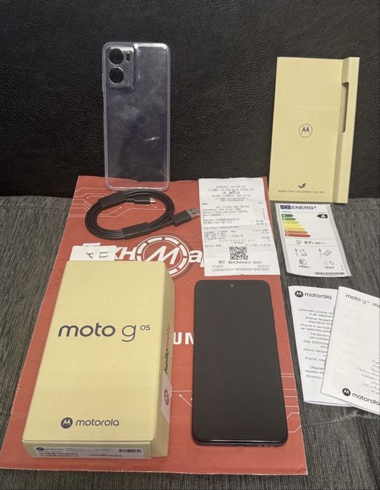 ЧИСТО НОВ 128GB Motorola g05 Техномаркет Гаранция 2027г. Green