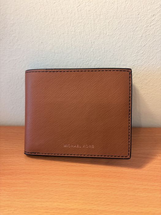 Portofel barbatesc maro slim Michael Kors