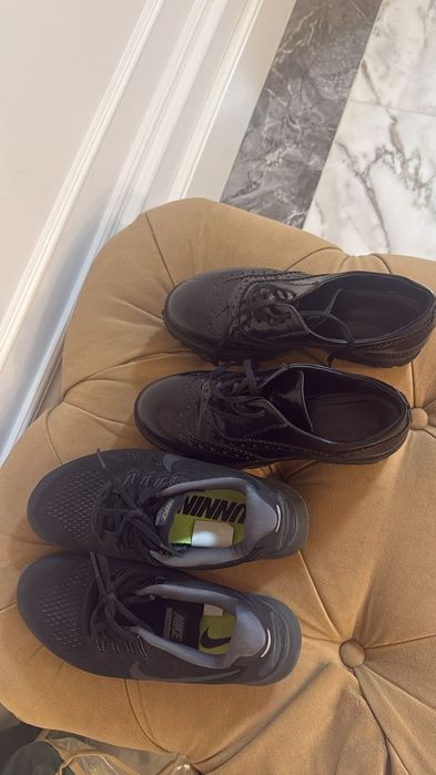 Nike черные кроссовки