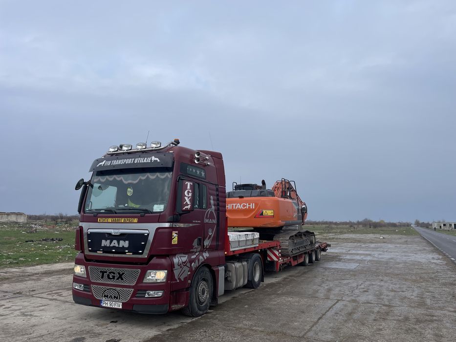 Servicii MACARA,tractari auto,lucrari la inaltime , inchirieri nacele Transport  AGABARITIC CONTAINERE ,12 metri
