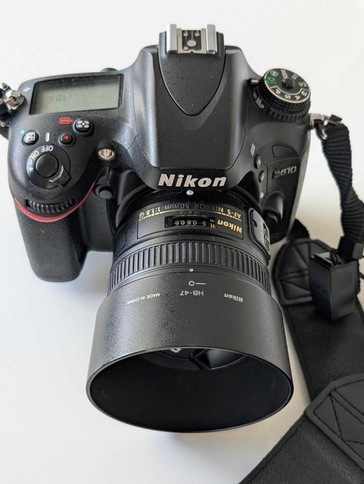 Фотоапарат Nikon D610 (Фулфрейм) + Обектив 50mm f/1.8G – Само на 36 289 кадъра!
