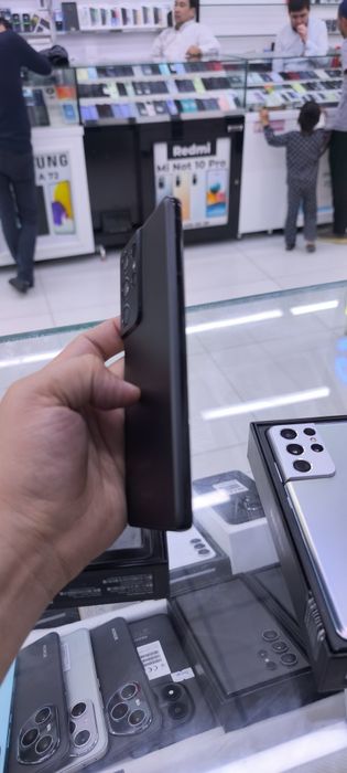 samsung S21 ultra 12/128 qora seri afitsalni