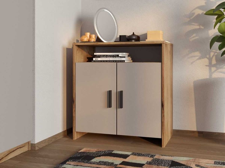 Set Mobila Dormitor Casmir / Stejar Siena C05 - Transport Gratuit