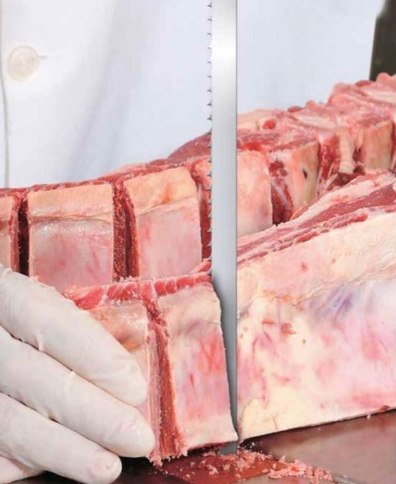 Распил, резка мяса