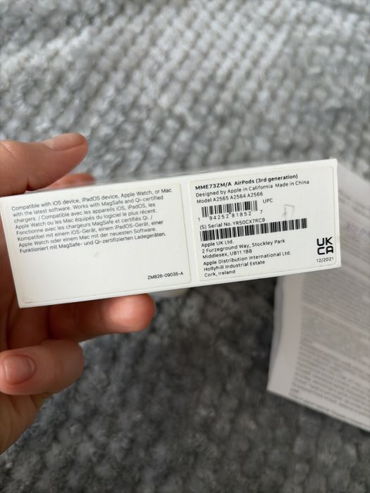 Air pods 3 ser. Оригинал