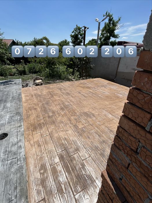 Beton amprentat Craiova/Dolj