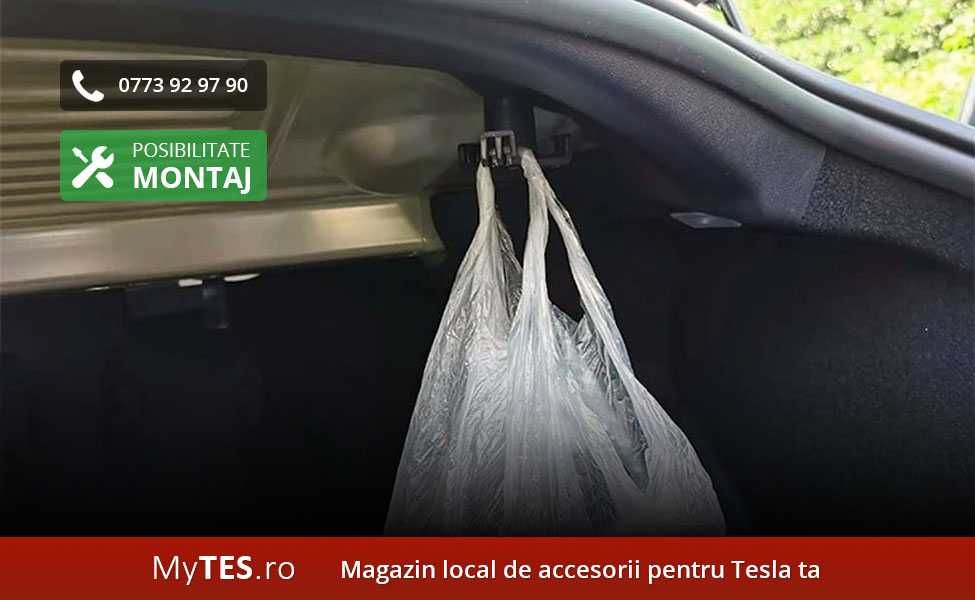 Carlige agatare / organizare portbagaj - Tesla Model 3 / Y
