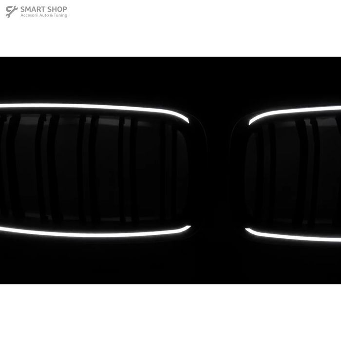 Grile Centrale Iluminate BMW Seria 3 F30 F31 (2011-2019) Negru M Desig