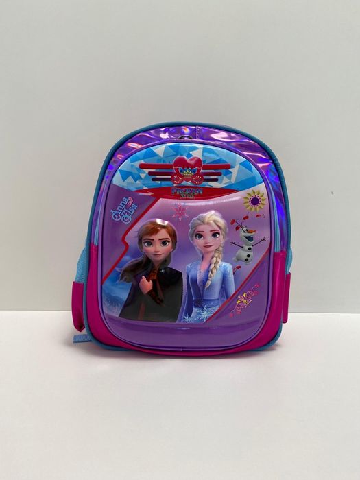 Ghiozdan pentru copii cu Ana si Elsa, model 3d, proeminent, rezistent