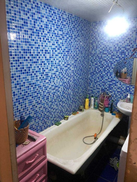 Своя 2-х комнатная квартира, переделанная в 4-х комнатную на Карасу-1