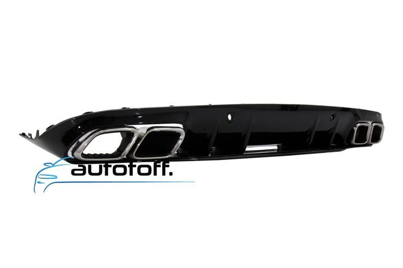 Difuzor C-Class C205 A205 compatibil cu Mercedes (14-19) Chrome C63S