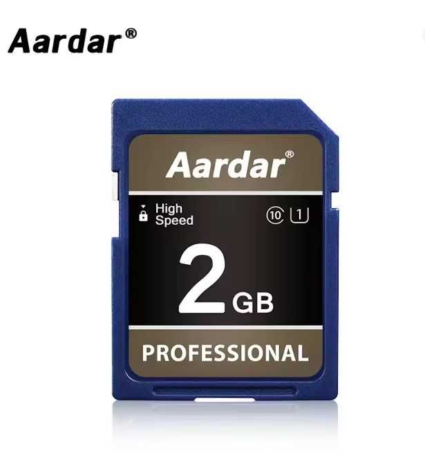 Нова карта Aardar SD Card 2 GB за автомобил и камера Memory Camera