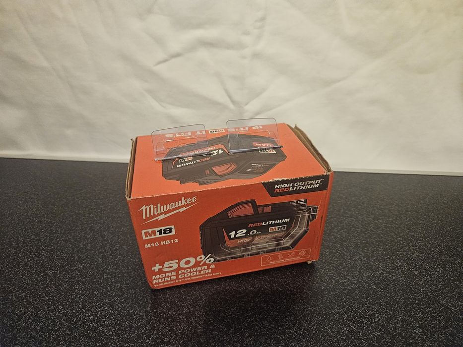 Acumulator Milwaukee M18 HB12Ah, High Output, NOU, NEFOLISIT