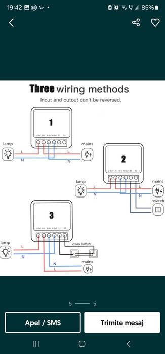 Smart Switch  (Comutator Inteligent) Tuya Smart   Smart Life