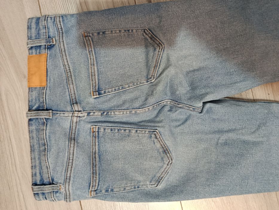 Blugi elastici skinny talie înaltă Zara denim mărimea L 40