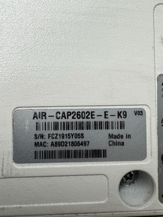 Cisco Air-Cap 2602E Autonomous – 4 antene – PoE – WiFi Enterprise