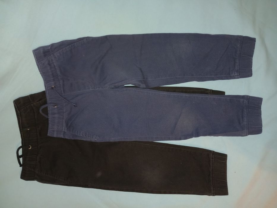 Lot pachet pantaloni jeans jogger TEX, marime 4-5 ani, 4 bucati