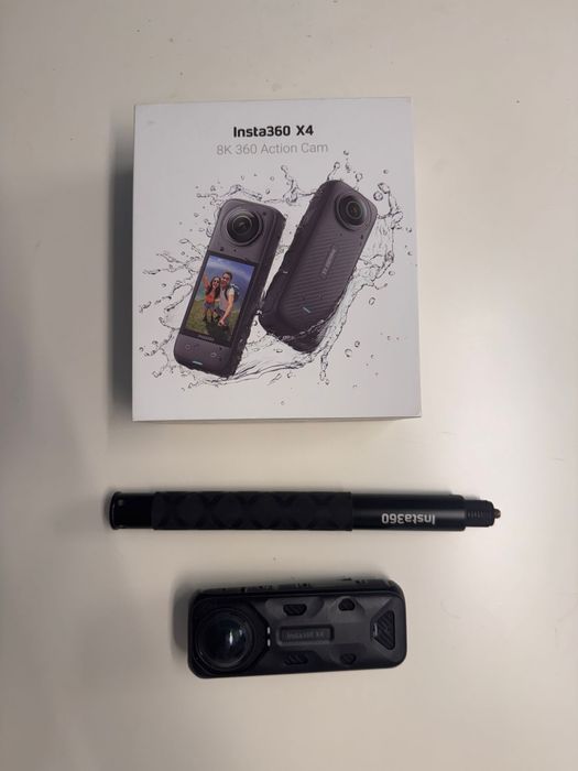 Camera video sport Insta360 X4 8K, 360°, Negru
