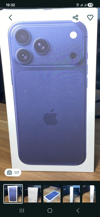 Iphone 17 pro max 2Tb nou in cutie,Pret 9700 lei