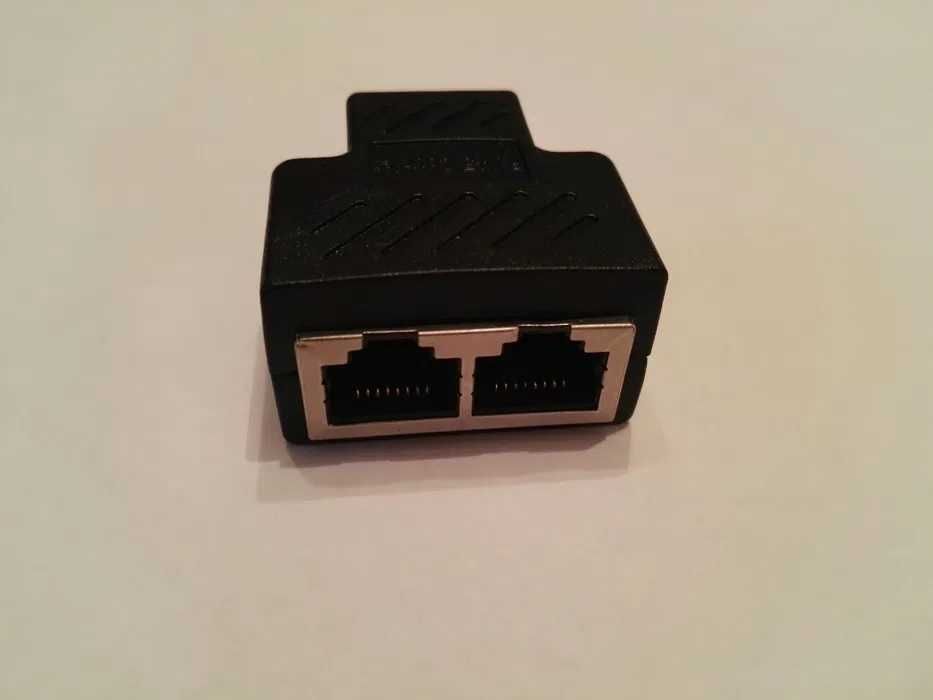 Сплитер, RJ45 адаптер, разклонител, удължител женски