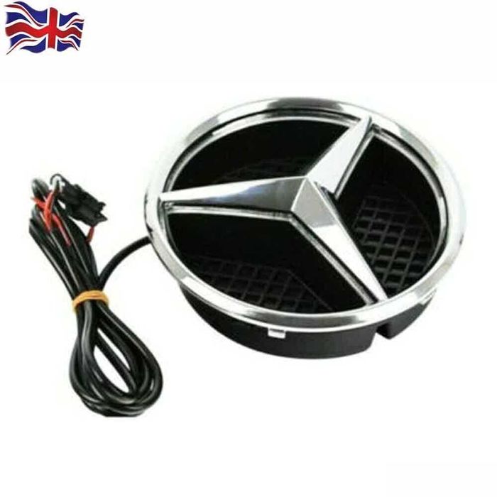 Emblema Logo Semn Led Iluminata Luminoasa  Mercedes A B C E CLA Class