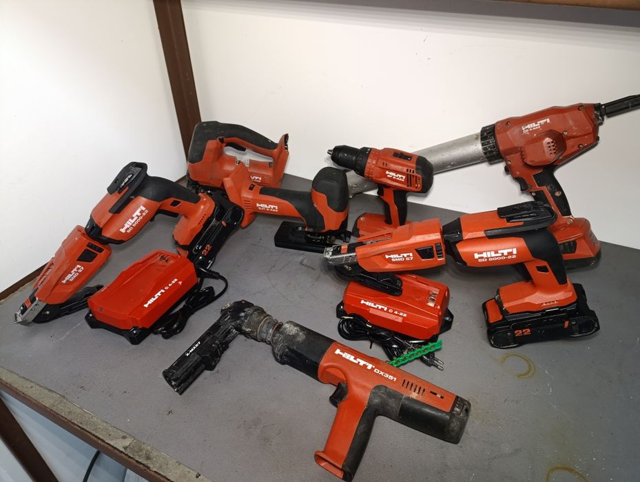 Hilti filetanta rigips SD 5000 pistol silicon capse pendular milwaukee