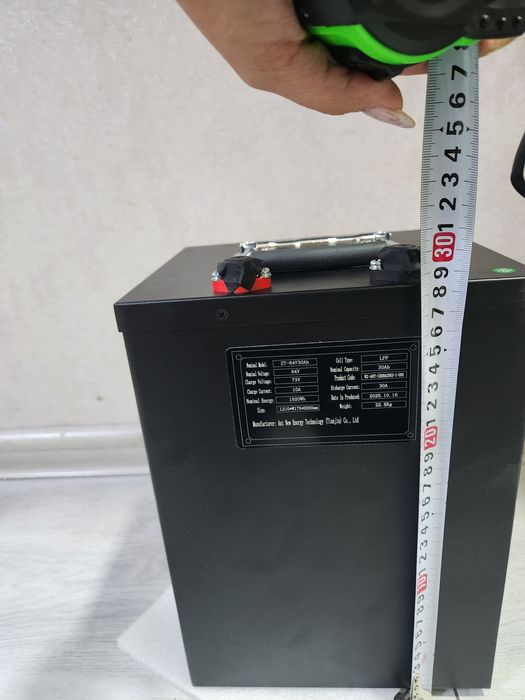 Batarey sotamiz 30ah 60v 1 yil garantiy