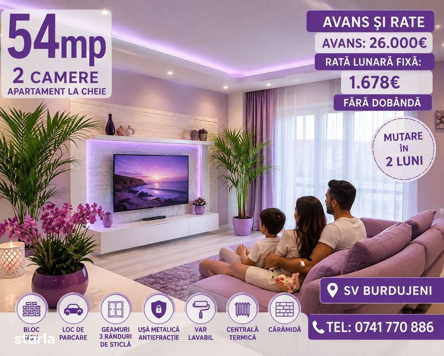 Se vinde apartament parter inalt bloc nou parcare cartier rezidential