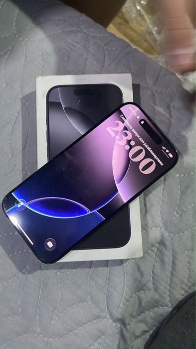 Iphone 16 pro black titanium 256gb