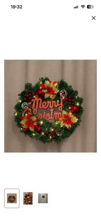 Елка + венок новогодние