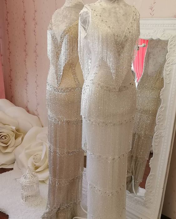 Платье расшитое вручную,Эксклюзив единственное в мире платье в наличии