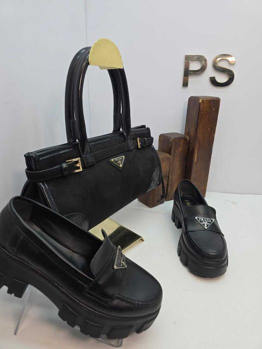 Mocasini cu geanta la set