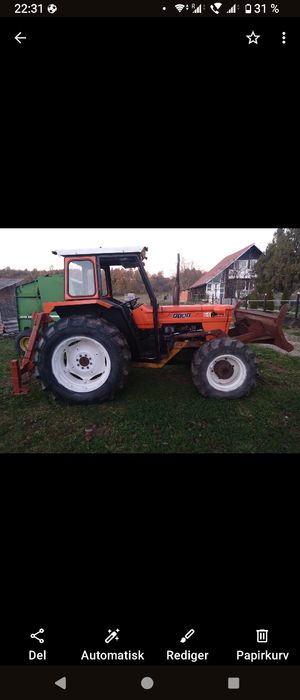 Fiat 640 DTC cu lamă și troliu