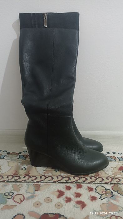 Сапоги кожаные осень весна