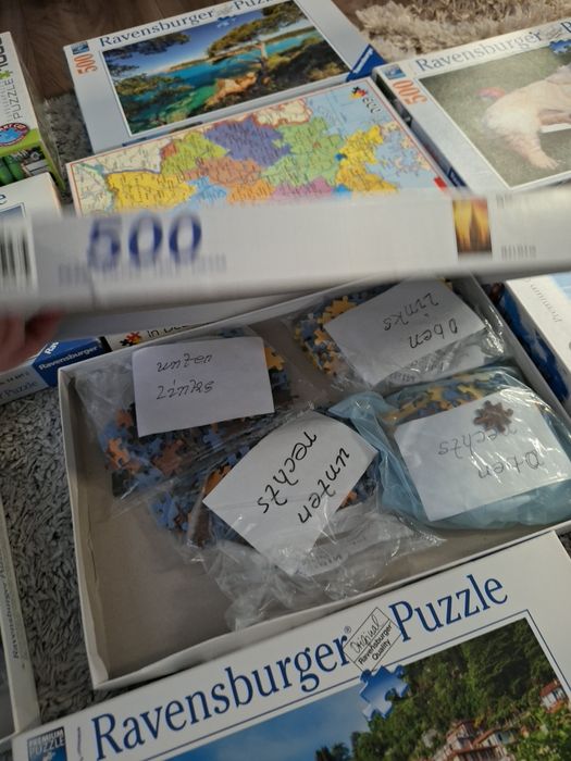 Puzzle Ravensburger, garden tools 10 noi la cutie