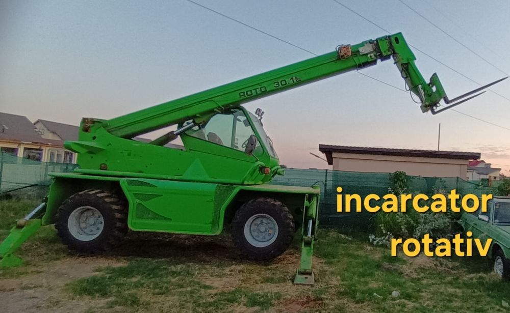 Manitou merlo 30-16 ROTATIV  incarcator  cupa+furcifrontal