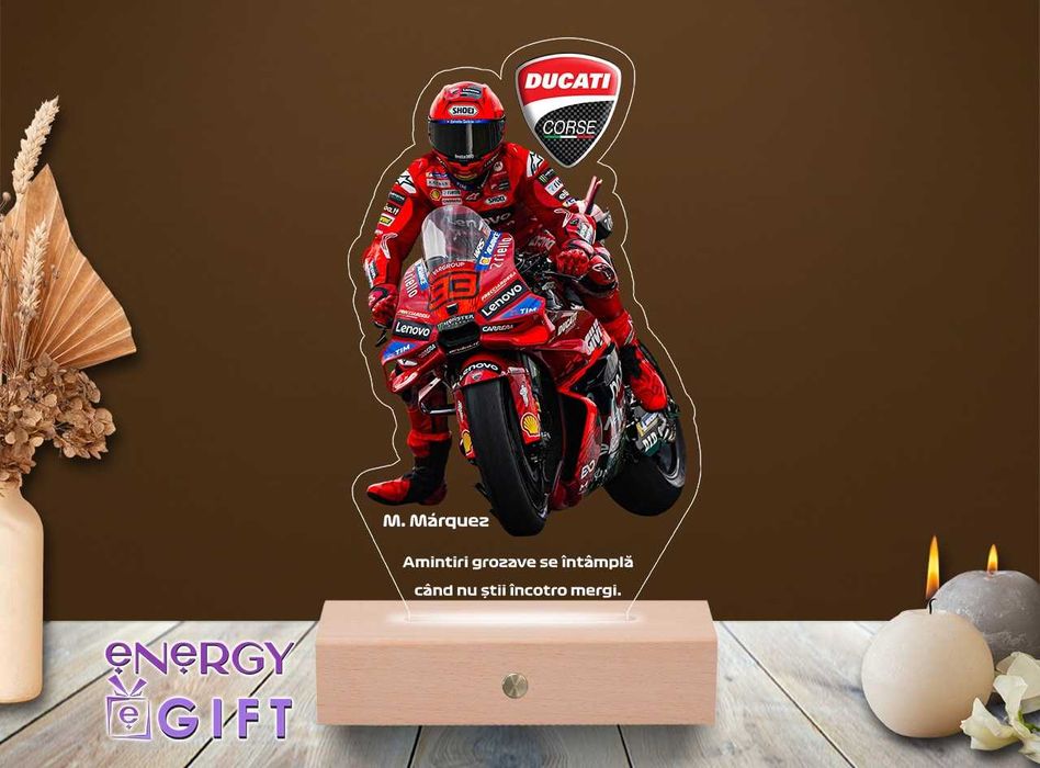 Lampa Led Personalizata – Marc Marquez – MotoGP