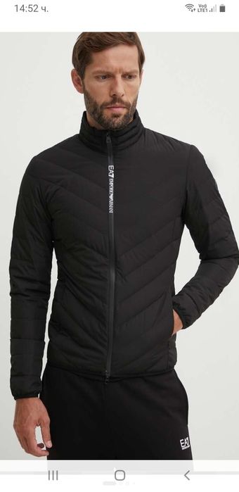 Emporio Armani EA7 Mens Down Jacket Slim Fit Size L  ОРИГИНАЛ! Мъжко Олекотено пухено Яке!