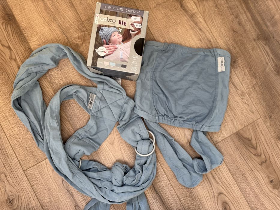 Слинг Caboo Lite с мрежест панел Denim (нов)