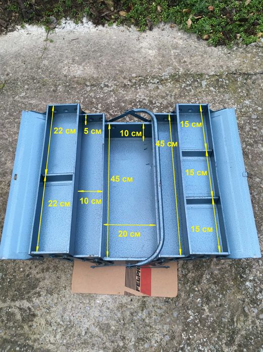 немски метален куфар за инструменти