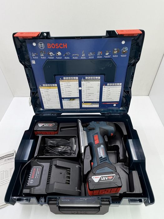 Bosch Professional GST 18V-LI S Fierăstrău pendular 18V 2 Acumulatori 4Ah Încărcător L-Boxx Nou