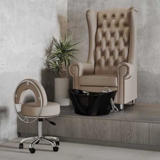 Вана за педикюр Isla- бяла/черна