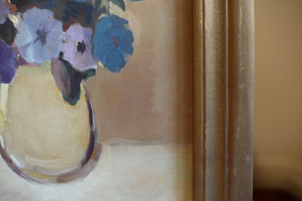 Tablou original Dan Ionescu 34,5 x 27 cm ulei pe carton
