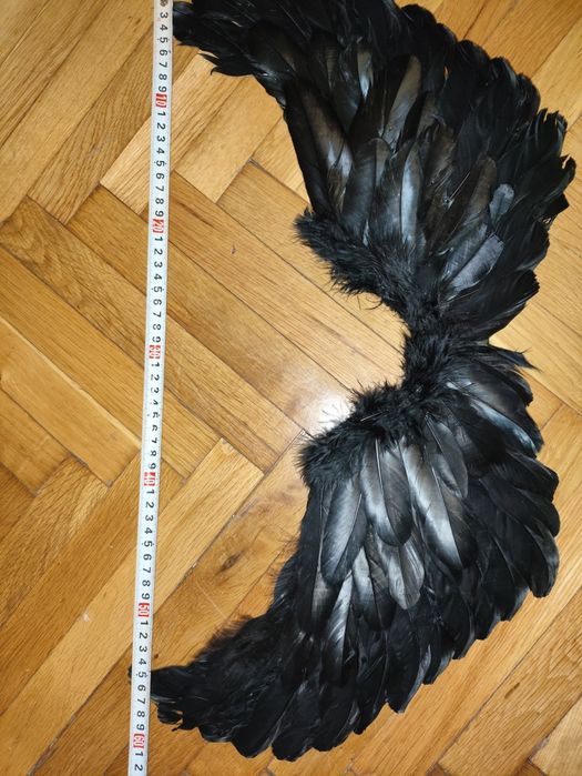 Ангелски крила, бели  ,размер 60/30см