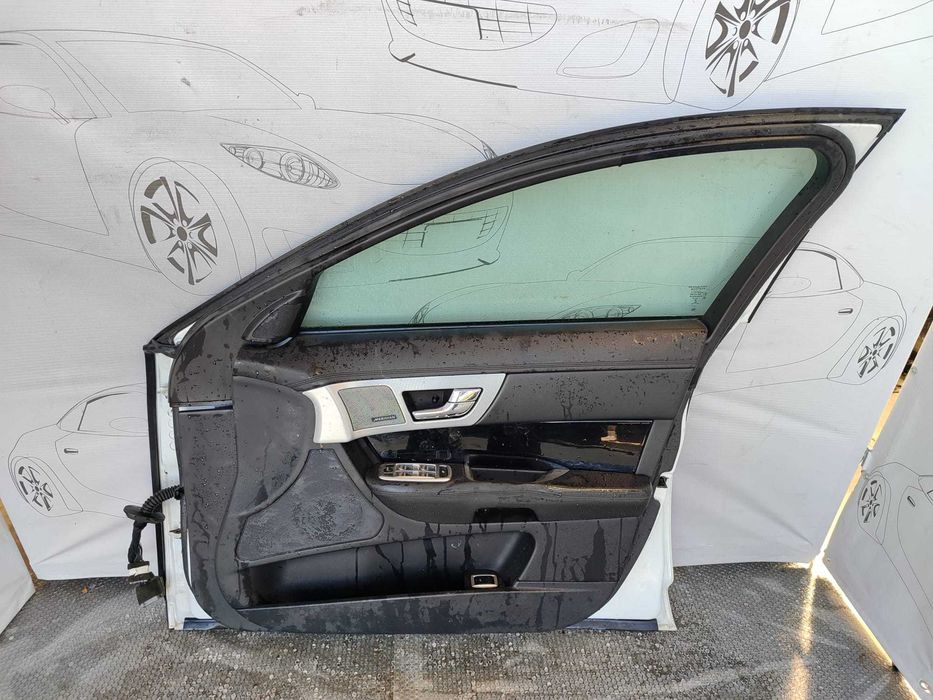 Ușă Față Dreapta Jaguar XF X250 Sedan Alb Polaris White - JBC2135 C2Z2060 / 8X23F20124AB 2013 / [2007-2015] / (12D)